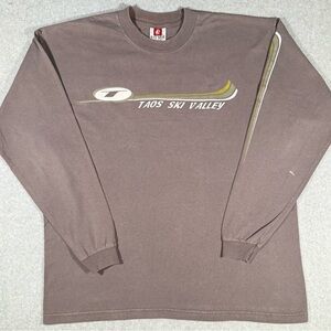 1990’s Taos Ski Valley Long Sleeve T Shirt US Size XL (Small spot on sleeve)
